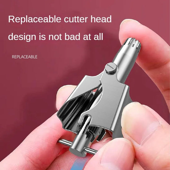 Washable Portable Ear Hair Trimmer Cleaning Without Rusting Painless Nose Hair Removal Men&