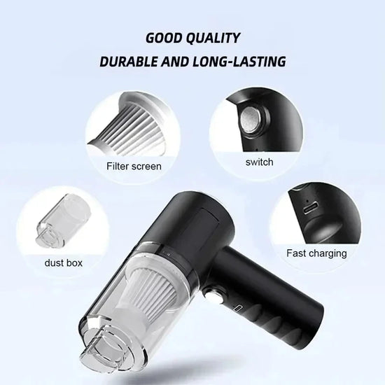 New 2900000PA 120w Car Vacuum Cleaner Wireless Super High Powerful 3 in 1 Wet Dry Dual Use Portable Handheld Vacuum Cleaner